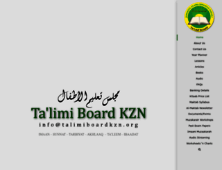 talimiboardkzn.org screenshot