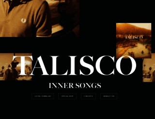 taliscomusic.com screenshot