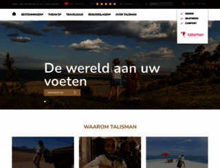 talismanreizen.nl screenshot