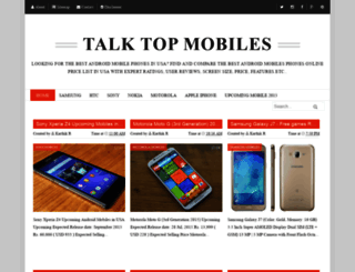 talk-top-mobiles.blogspot.com screenshot