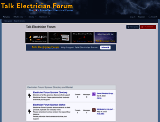 talk.electricianforum.co.uk screenshot