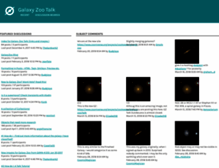talk.galaxyzoo.org screenshot