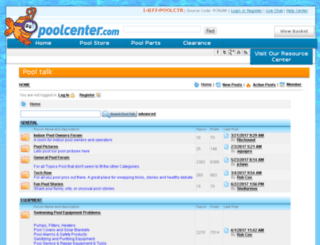 talk.poolcenter.com screenshot