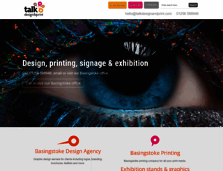 talkdesignandprint.com screenshot