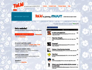 talkiforum.com screenshot
