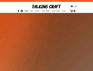 talkingcraftcandles.com screenshot