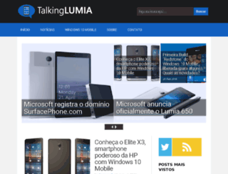 talkinglumia.com.br screenshot