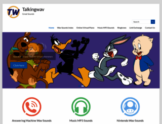 talkingwav.com screenshot