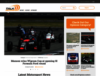 talkmotorsport.co.nz screenshot