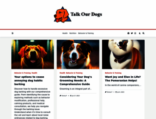 talkourdogs.com screenshot