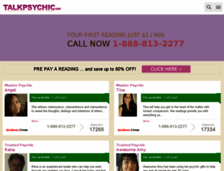 talkpsychic.com screenshot