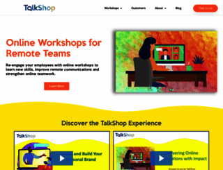 talkshopworkshops.com screenshot