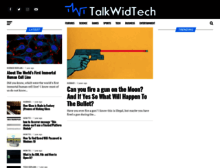 talkwidtech.com screenshot