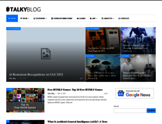 talkyblog.com screenshot