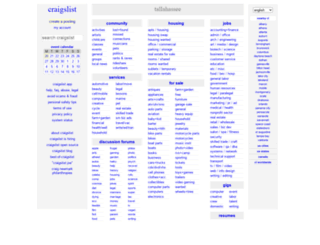 tallahassee.craigslist.org screenshot