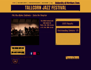 tallcornjazzfest.com screenshot
