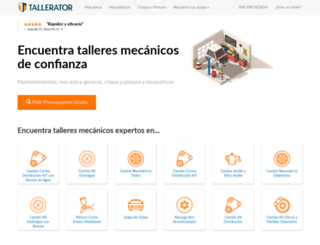 tallerator.es screenshot