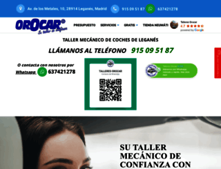 talleresorocar.com screenshot