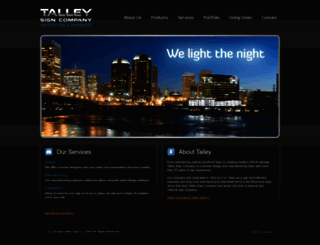 talleysign.com screenshot