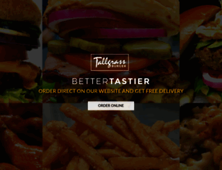 tallgrassburger.com screenshot