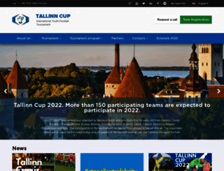 tallinncup.eu screenshot