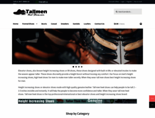 tallmenheelshoes.com screenshot