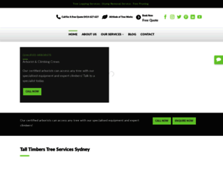 talltimberstreeservices.com.au screenshot