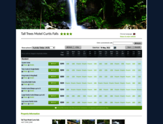 talltreesmotel.com.au screenshot