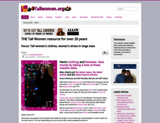 tallwomen.org screenshot