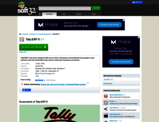 tally-erp-9.soft32.com screenshot