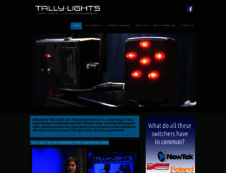 tally-lights.com screenshot