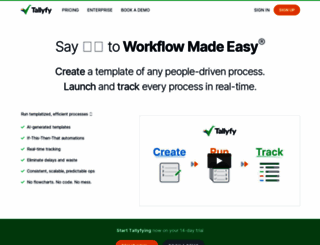 tallyfy.com screenshot