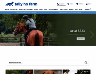 tallyhofarm.co.uk screenshot