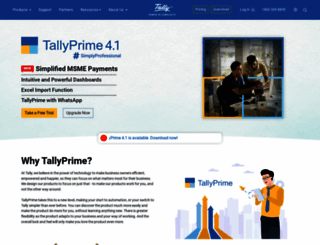 tallysolutions.com screenshot