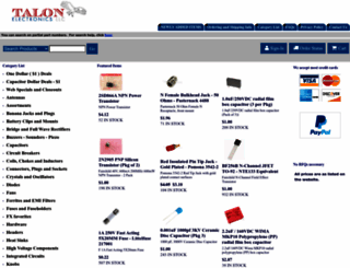 talonelectronics.com screenshot