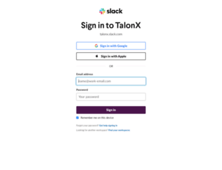 talonx.slack.com screenshot