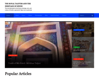 talpur.org screenshot