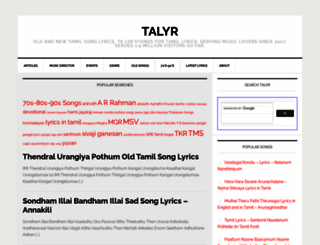 talyr.com screenshot