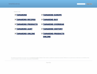 tamarind.com.au screenshot