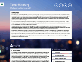 tamarweinberg.com screenshot