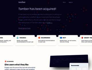 tamber.com screenshot