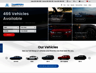 tameron.com screenshot