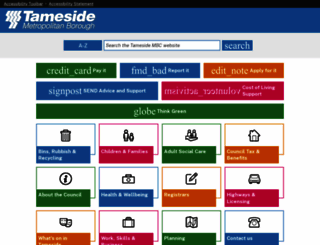 tameside.gov.uk screenshot