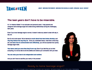 tametheteen.com screenshot