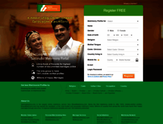 tamil.matrimony.com screenshot
