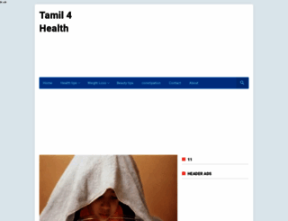 tamil4health.com screenshot