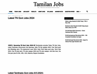 tamilanjobs.com screenshot