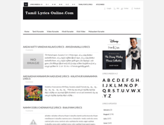 tamillyricsonline.com screenshot
