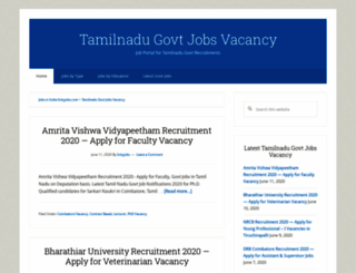 tamilnadu.inityjobs.com screenshot