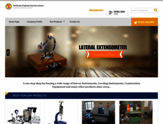 tamilnaduengineeringinstruments.com screenshot